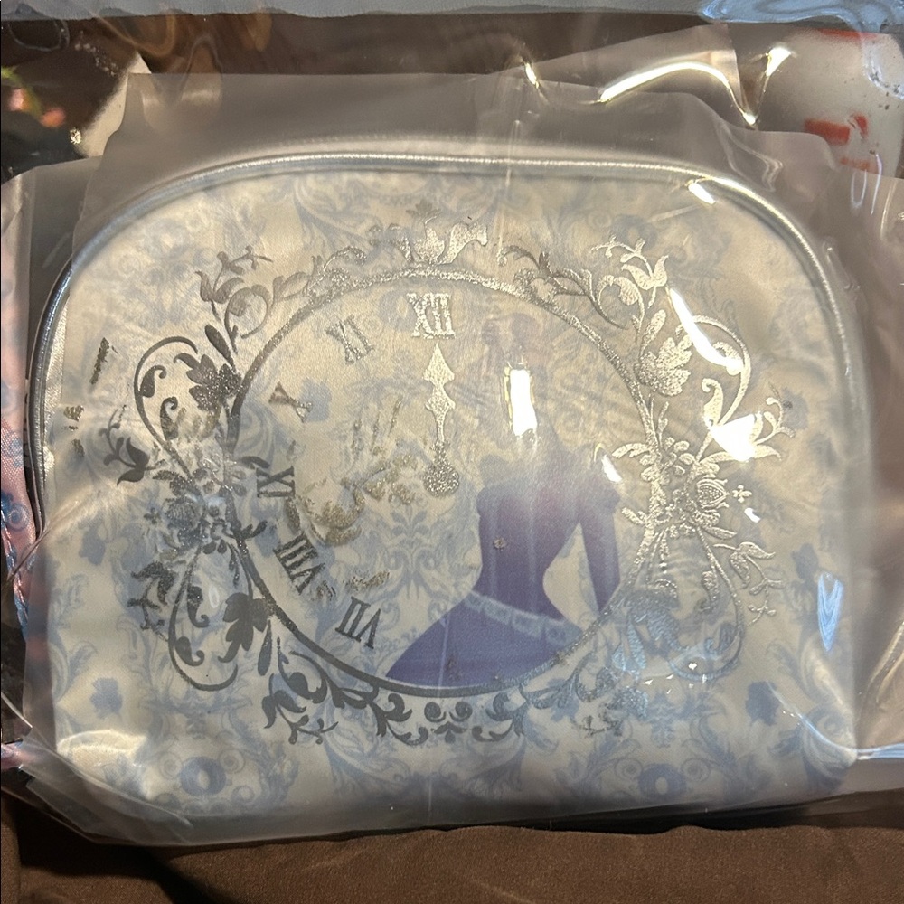 Elegant Silver and Blue Women's Bag